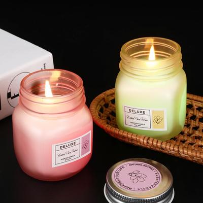 1pc Blue Wind Chime Scented Candle Soy Wax Aromatherapy Candle Smokeless Candle Suitable for Families Wedding Mother's Day Gifts
