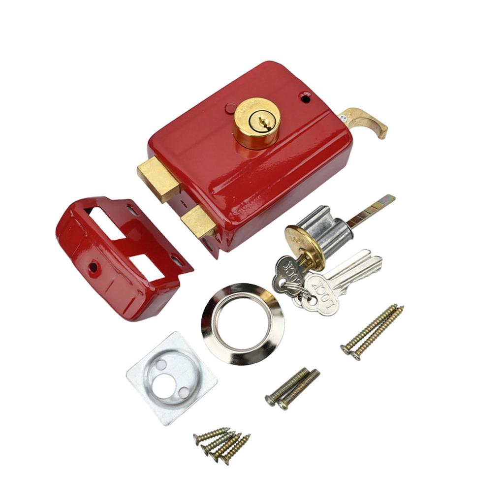 Heavy Duty Iron Door Lock Classic Designs Door Lock Protective Metal Core Door Lock Enhances Anti Pry Protections
