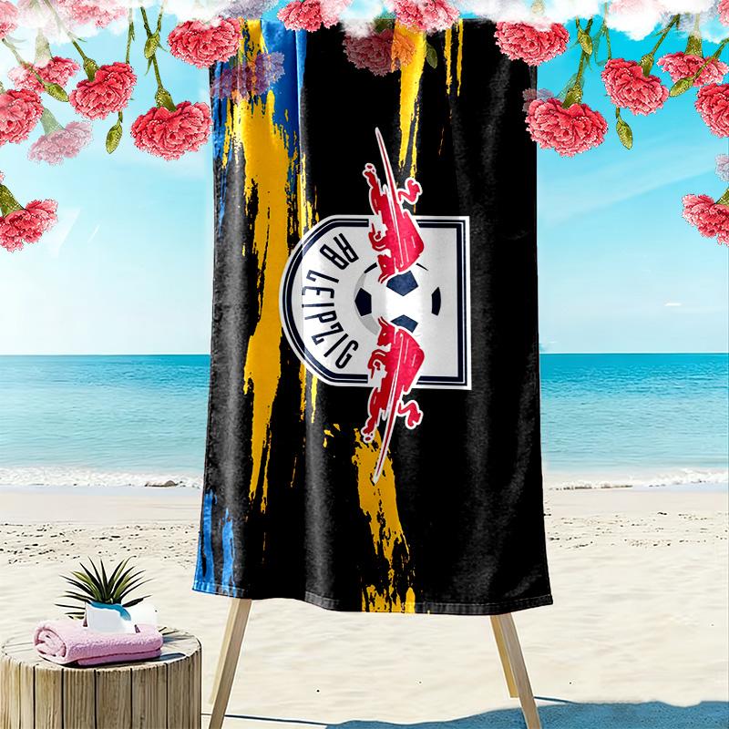 RB Leipzig Print Beach Towel, Large Soft Quick Dry Towel for Beach Camping Swimming