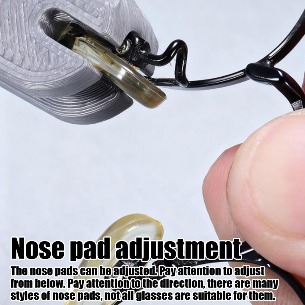 Eyeglass Adjustment Tools Optical Nose Pads Repair Eyeglass Arm Frame Adjustment Tool for Beginners Lightweight Portable Care