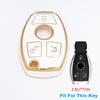 Tpu Auto Shell Car Key Case Cover Holder For Mercedes Benz Gls Gla Glk Glc Cls A B C E Class Cla Amg W212 W463 W176 W204 W205