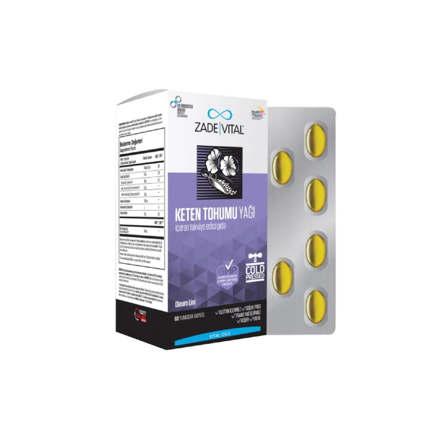 

Flax Seed Oil Capsule Blister Packaging 60
