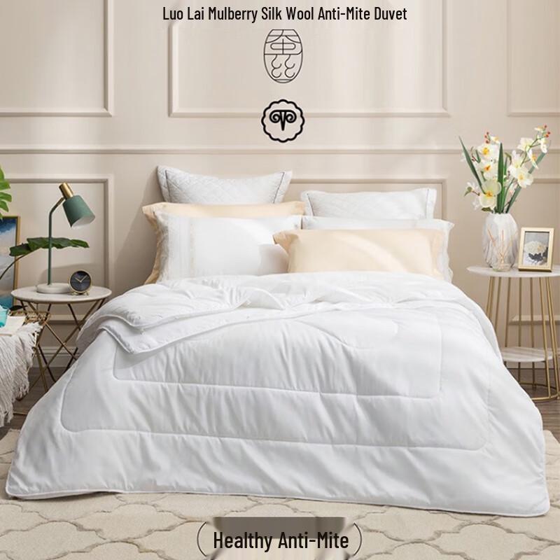 LUOLAI Silk Wool Antibacterial Four Seasons Mother-Child Quilt