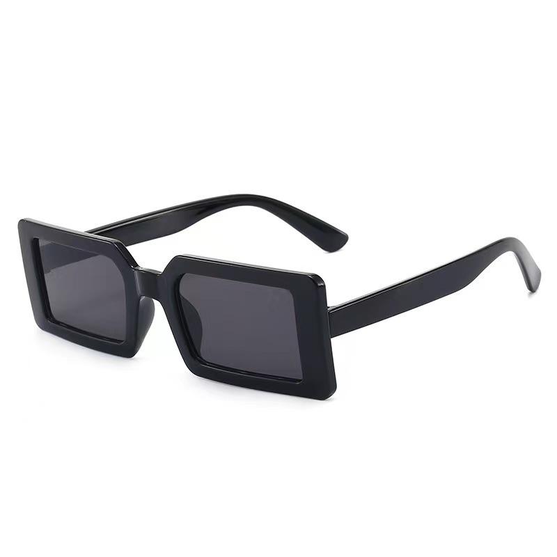 Rectangle Small Frame Retro Sunglasses Women'S Trend Glasses Men'S Sunglasses