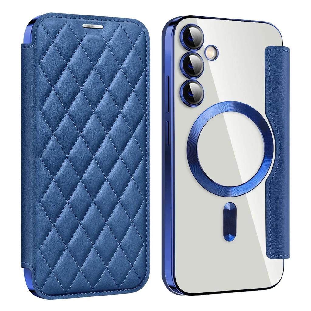 Leather Flip Case for Samsung Galaxy S25 S24 S22 S23 Plus Ultra S25U Card Holder Magnetic Camera Protection Phone Cover
