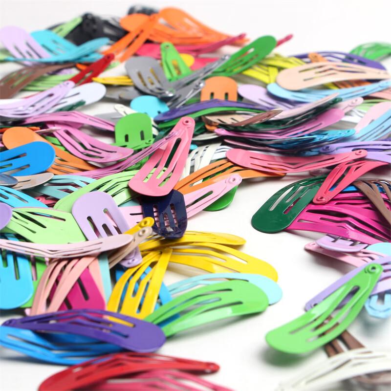 Colorful Children's Hair Clips - 100 Pack