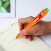 4Pcs/Box Multifunction Student Writing Pen ABS Carrot Ink Pen  Children Party Gifts
