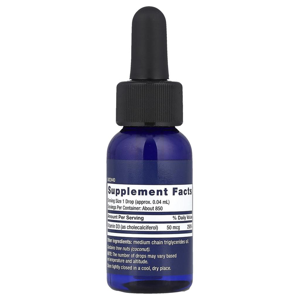 Liquid Vitamin D3, 2,000 Iu, 29.57 mL (1 Fl Oz)