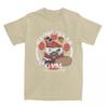 Herren Meowscular Gym T-Shirts Monster Hunter World MHW Spiel Baumwollkleidung Sommer Kurzarm T-Shirt Rundhals T-Shirt Übergröße