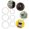 Square Rubber Drive Belts 1.0mm Tape Machine Belt 105mm-150mm Folded Size Optional Size for Recorders Players