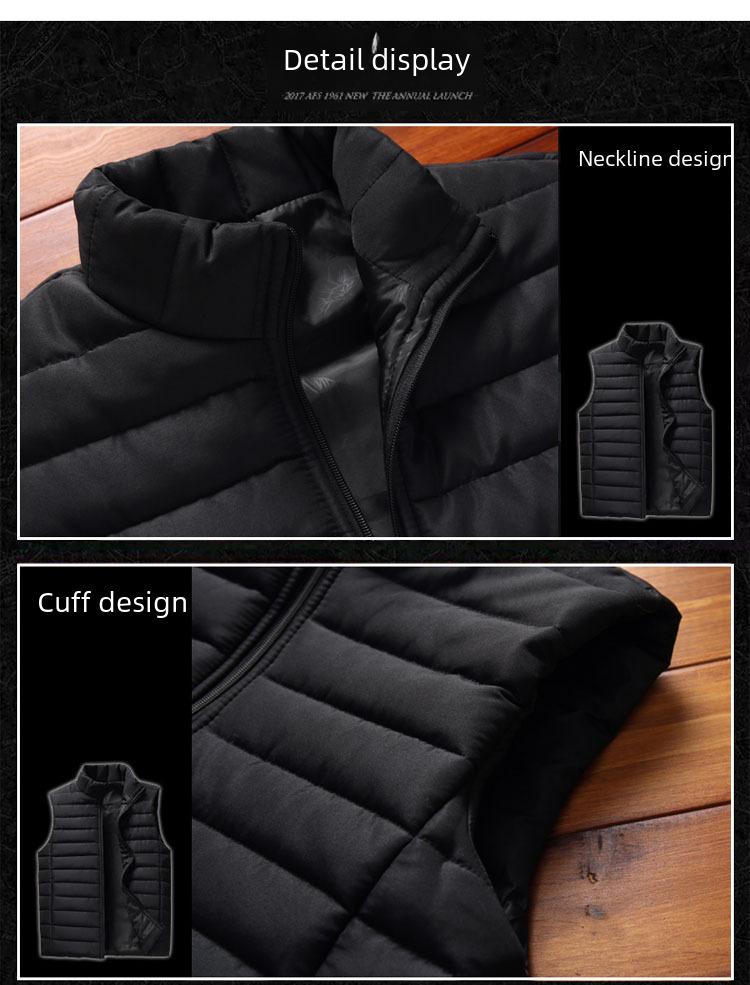 Men's Autumn & Winter Korean Style Down Cotton Casual Vest Waistcoat