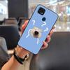 Back Cover Cartoon Phone Case For ZTE Blade 20 Couple TPU Durable Waterproof Anti-dust Shockproof Anti-knock Protective