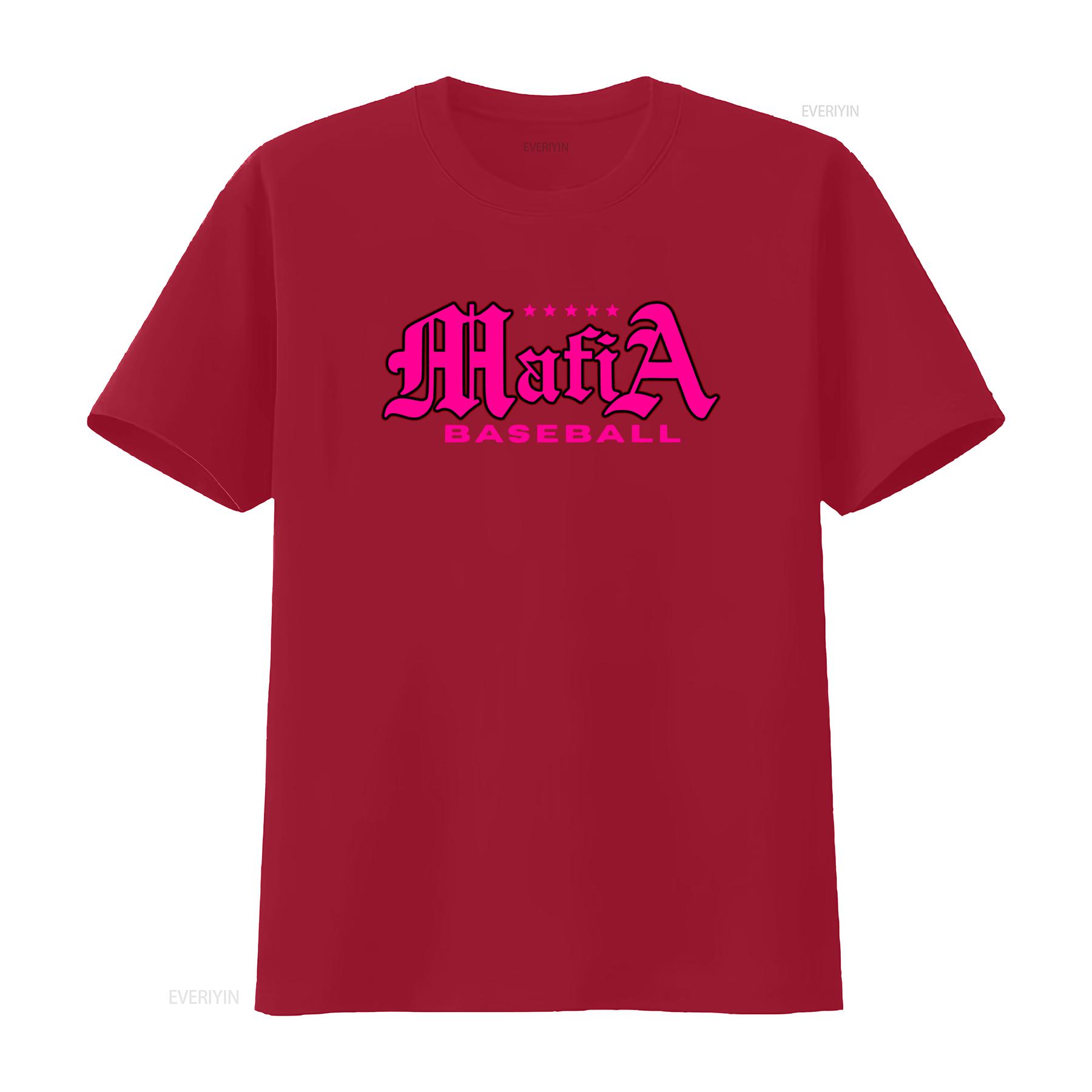 

5 Star Mafia Baseball T Shirt Five Mom Dad vintage Washed Comfortable Versatile graphic Casual Stretched Breathable S