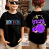 One Piece Anime T-Shirt für Herren mit Aufdruck von Roronoa Zoro, Jungen, Kindern, Harajuku, Kurzarm, Luffy-T-Shirt, Bekleidung