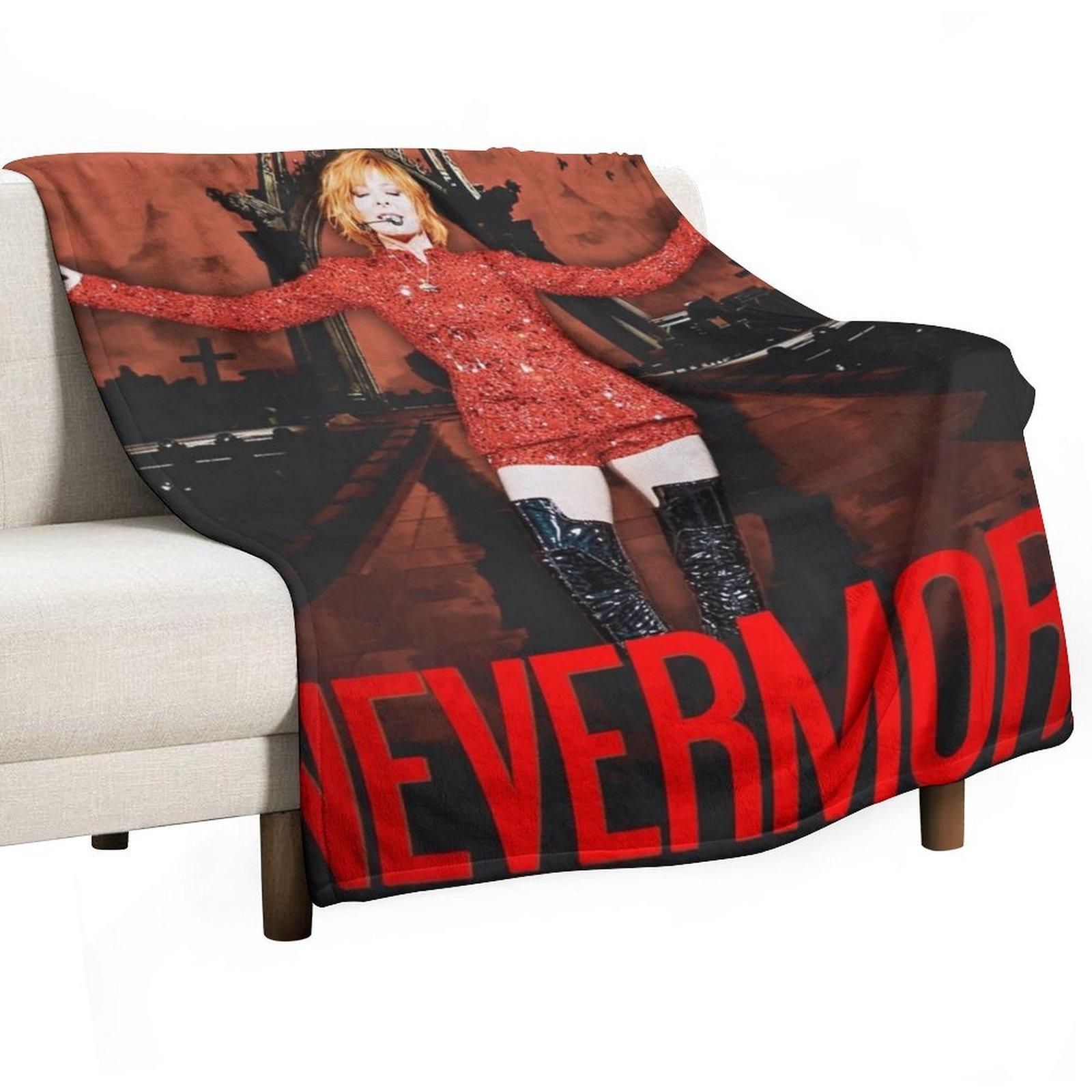

Милен Фармер Nevermore Постер 2024 Плед Тяжелый Клетчатый Для дивана Пледы 30x40in