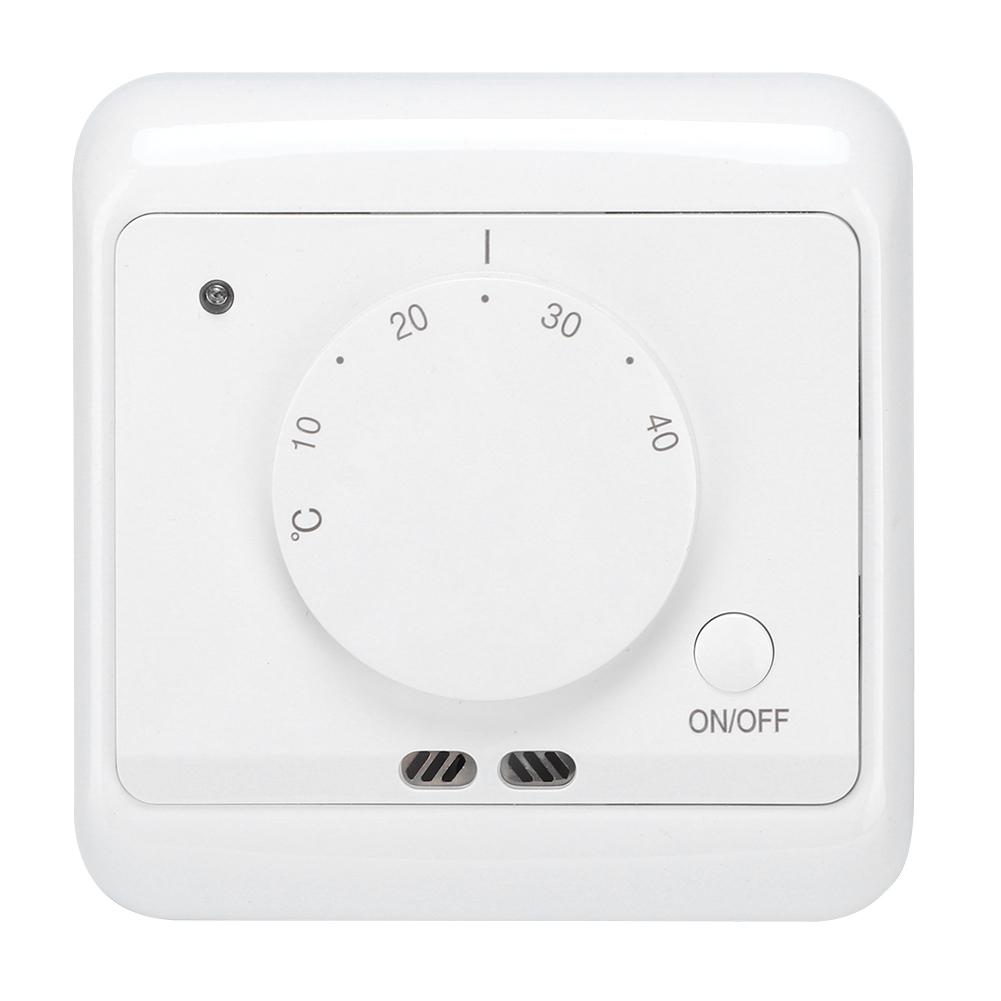 230V 16A Wall Mounted Mechanical Electric Heating Thermostat Temperature Controller