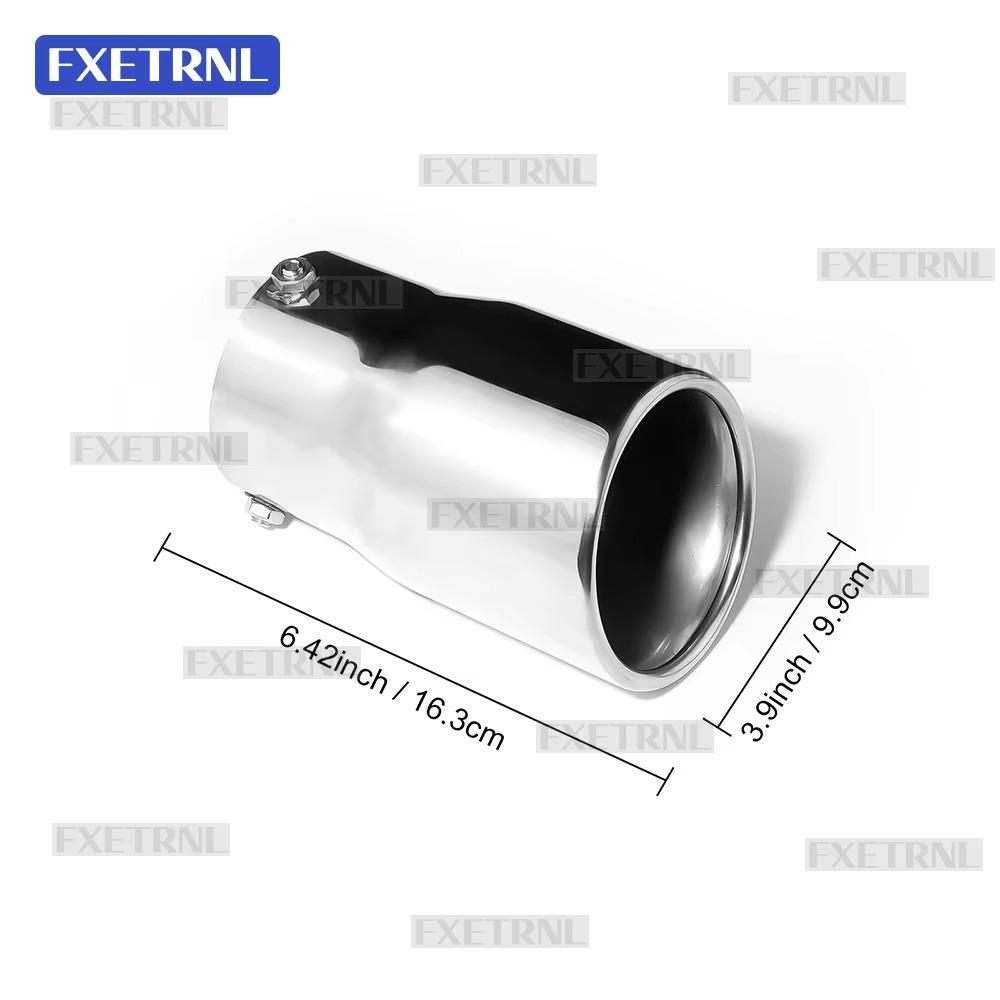 For Subaru Forester 2025 2026 2027 Stainless Steel Exhaust Pipe Car Exhaust Extension Pipe Clamp Tail Throat Tip Decor