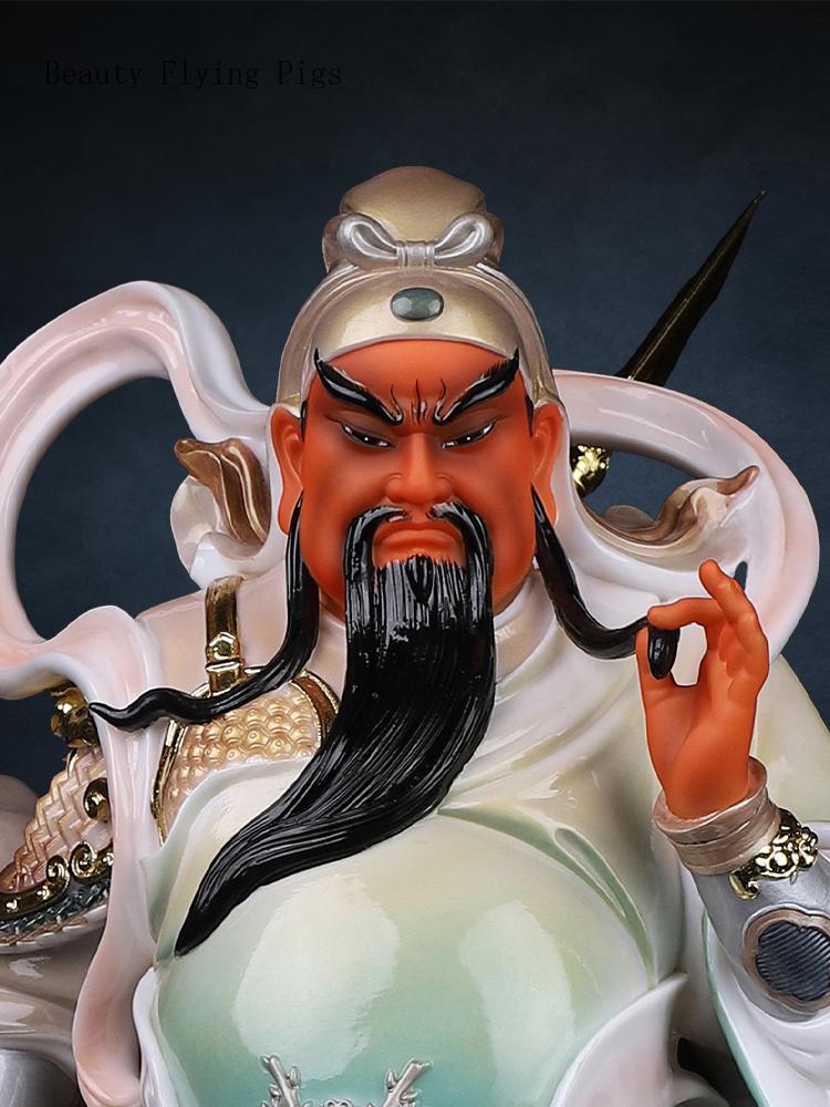 12inch Garanweituo Bodhisattva Home Offerings of Buddha Statues Resin Crafts 1pcs Weituo Protector Buddhist Hall Decoration