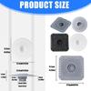 Not Clog Drain Guards Flexible Silicone Hair Catcher Reusable Strainer Odor Prevention Simple For Sink Shower Bathtubs