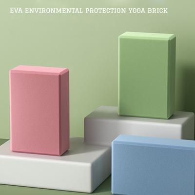 1pc High Density Yoga Foam Blocks Non-slip Solid Color Yoga Balance Fitness Dance Supplies For Yoga Pilates And Meditation