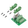 Terminal Blocks, IDC10P 10Pin Male Header Board Terminal Block Connector PLC Interface with Bracket 48V 1A