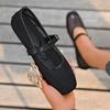 Women Summer Breathable Mesh Flat Shoes One Strap Low Cut Sandals Slip On Lightweight Casual Footwear for Outdoor Indoor Use