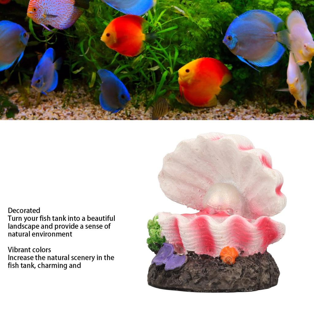 Aquarium Bubbler Decoration Simulation Artificial Resin Fish Ornament with Bubble Stones