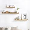 Nordisches Holz-Wandregal - Dekorative Aufbewahrung für Schlafzimmer & Wohnzimmer