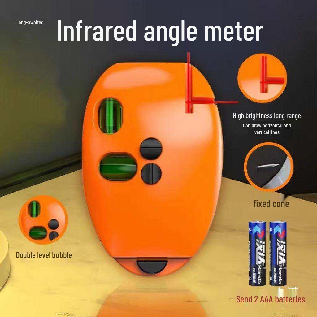 High-Precision Automatic Laser Infrared Right Angle Level Marker