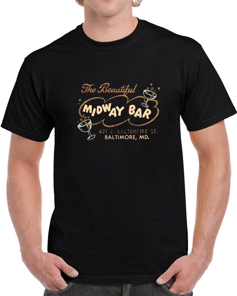 

Vintage Midway Bar Baltimore MD 100% Cotton T-shirt Mens Womens Tees Top M