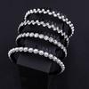 Rhinestones Geometric Shape Pearl Headband Flower Hair Hoop Female Hairbands Korean Style Headwear