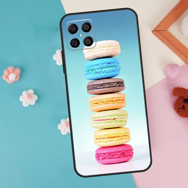 Macarons Cake Dessert Case For Honor 200 Pro 50 70 90 X9a X8a X8 X9 X8b X9c X9b Honor Magic 7 5 6 Lite Pro Cover