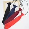 Women's Adjustable Neck Tie for Business Wedding School Uniform and Formal Occasion Short Length Stage Show Necktie