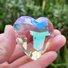 1pcs Crystal Suncatcher Ball Heart Prisms Pendants Chandelier Window Hanging Ornament Rainbow Crystal