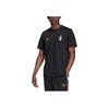 Adidas Printed Logo Crew Neck Short Sleeve T-Shirt Men Tops Black HG1400