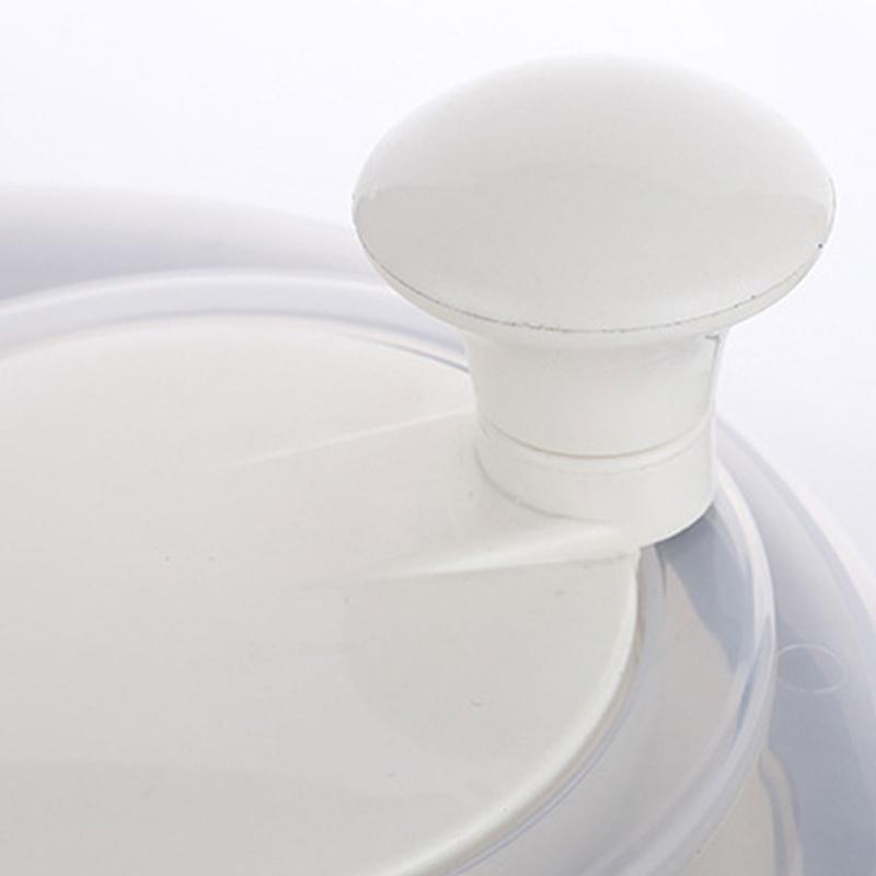 Salad and Fruit Centrifuges Stainless Steel Spinner Kitchen Tool Efficientlys Wash Spin Dry Vegetables 5L Large Capacity