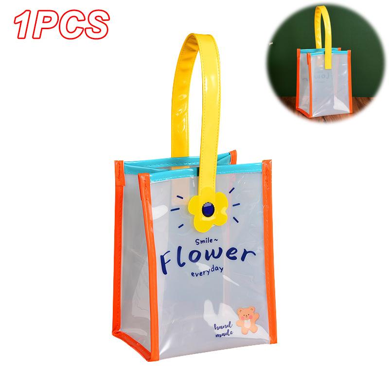 

Праздничный подарочный пакет из ПВХ, прозрачный подарочный пакет, сумка для конфет, сумка-компаньон, подарочная упаковка, сумка 14X19X12CM