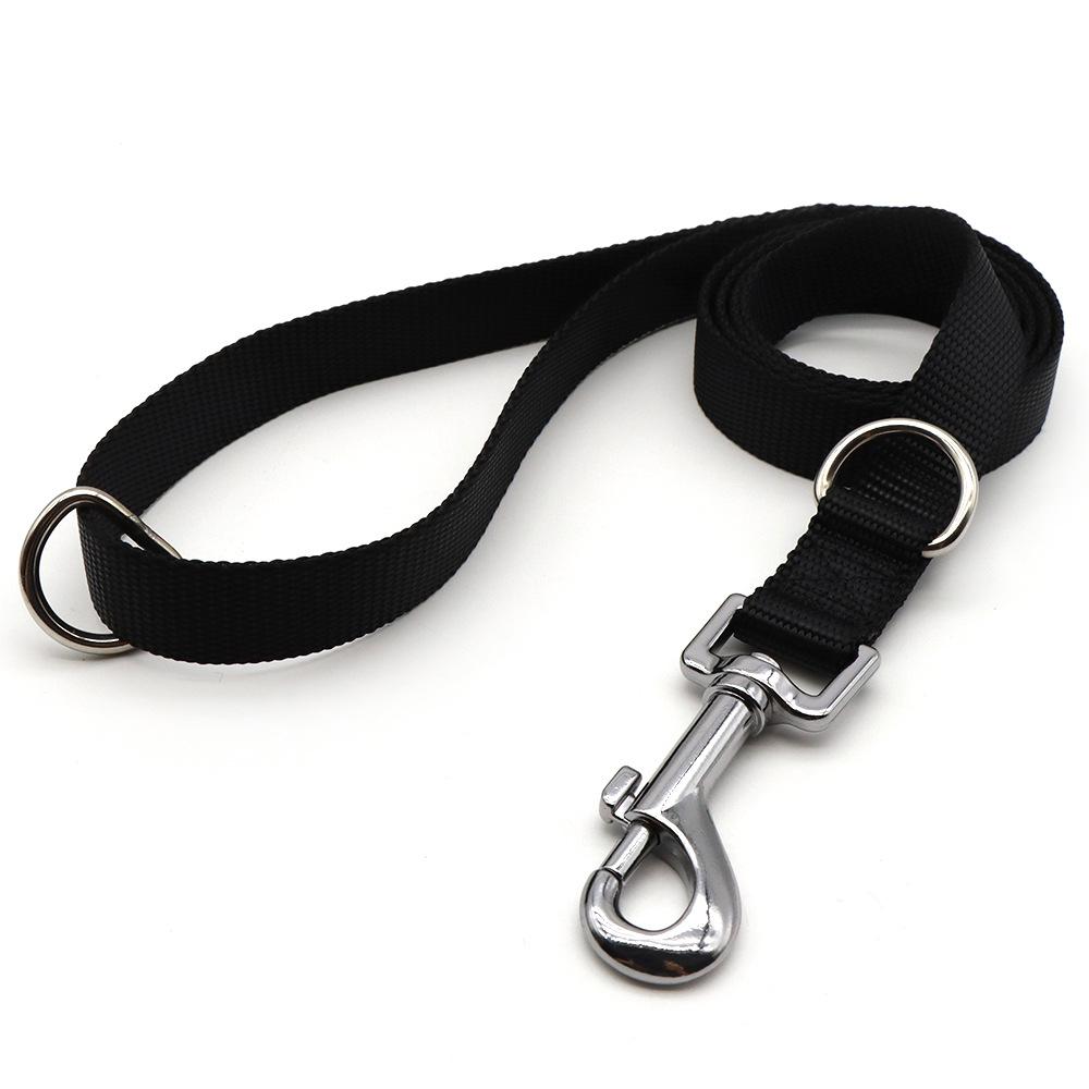 Macaron Color Nylon Pet Supplies with Double D Buckle for Dog Training Adjustable Dog Walking Collar Leash Set