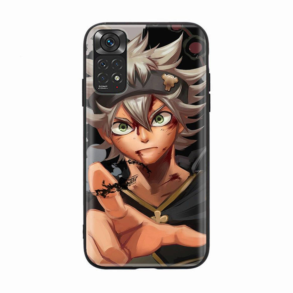 

Чехол D-61 Black Clover Black Sofe для iPhone 16 15 Plus 14 13 Mini 12 11 Pro 8 6 6S SE 5 XR XS Max Realme C30 C33 C32 9I VIVO V29 V27 V23 Y36 iPhone 16 бездна