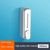 350ml Wall Mount Soap Dispenser Manual Shampoo Shower Gel Dispenser Lotion Container Liquid Hand Soap Dispenser for Bathroom