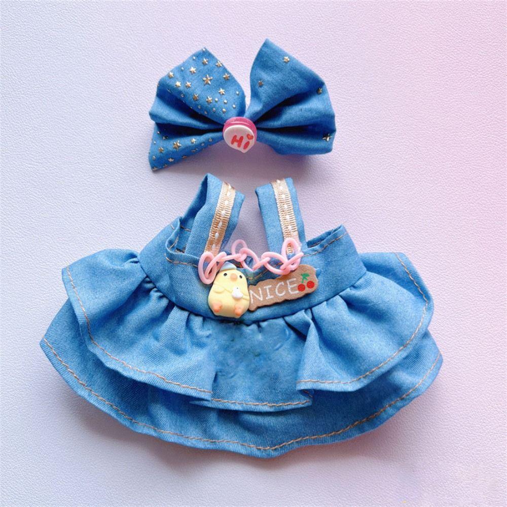 

With Cartoon Headband Doll Lovely Clothes Cute Doll Skirt 20cm Cotton Doll/EXO Idol Dolls 3