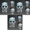 Atemberaubende Game of Thrones Weiße-Wanderer-Latexmaske für Kostümpartys des Nachtkönigs