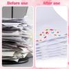 20er-Pack Sublimations-Büroklammern, 7,9 X 6,9 cm, Acryl, Herzform, Blanke Büroklammer, Mockup, Sublimation, Jumbo-Büroklammern