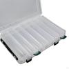 Fishing Tackle Box Container Lure Case, Hooks Lightweight Double Sided Removable Handle