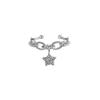 Shining Zircon Star No Piercing Ear Cuff Earrings for Woman Fake Piercing Earcuff Clips Earrings for Women Cuffs Jewelry Gift