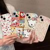 INS Kawaii Hello Kitty Casing For Xiaomi Redmi 15C 15 Note 15 Pro 14C 13C Note 14 13 12 Pro Plus A7 Pro 5G Trendy Phone Case