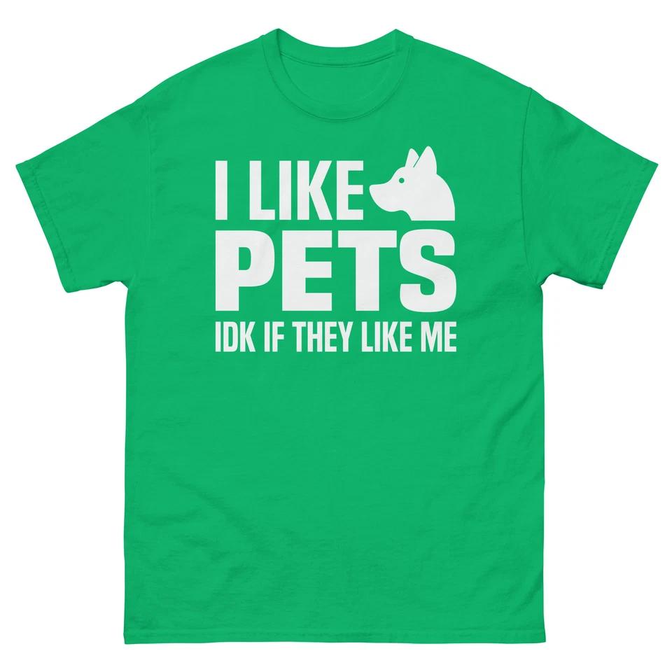 Мне нравятся питомцы Классическая футболка L