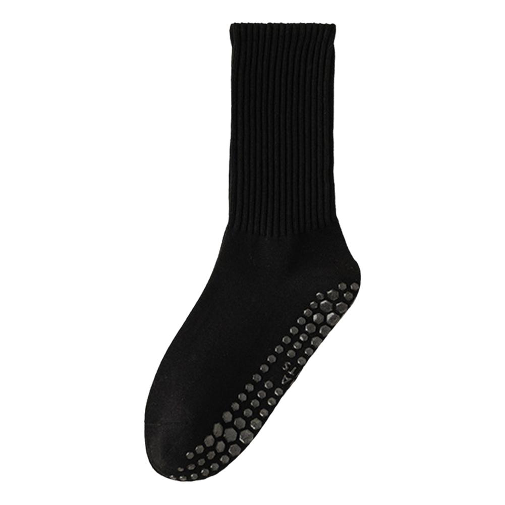 Yoga Socks Cotton Mid-tube Bottom Professional Non-slip Pilates Socks Dance Gym Fitness Socks S G3F4