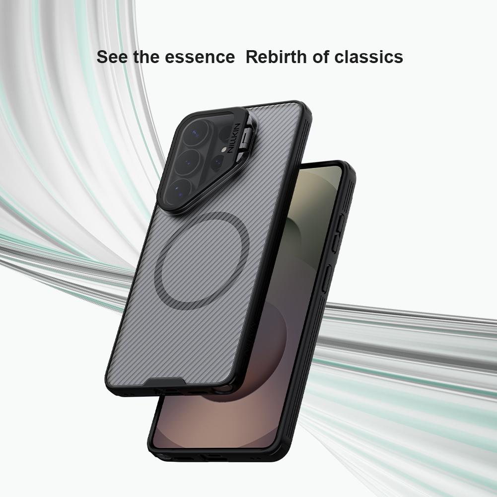 Nillkin For Samsung Galaxy S26 Ultra 5G Magnetic Case CamShield Prop Camera Cover with Stand Magsafe For S26 Ultra Lens Cover