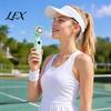 Camping Fan with LED Light Mini Handheld Fan, Foldable 2-in-1 Cooling Flashlight, 100 Speed Quiet Personal Adjustable, USB Rechargeable for
